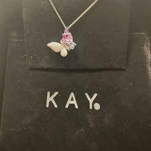 Silver Butterfly Pendant